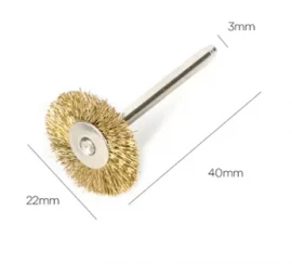 MÄSSINGSBORSTE 22MM